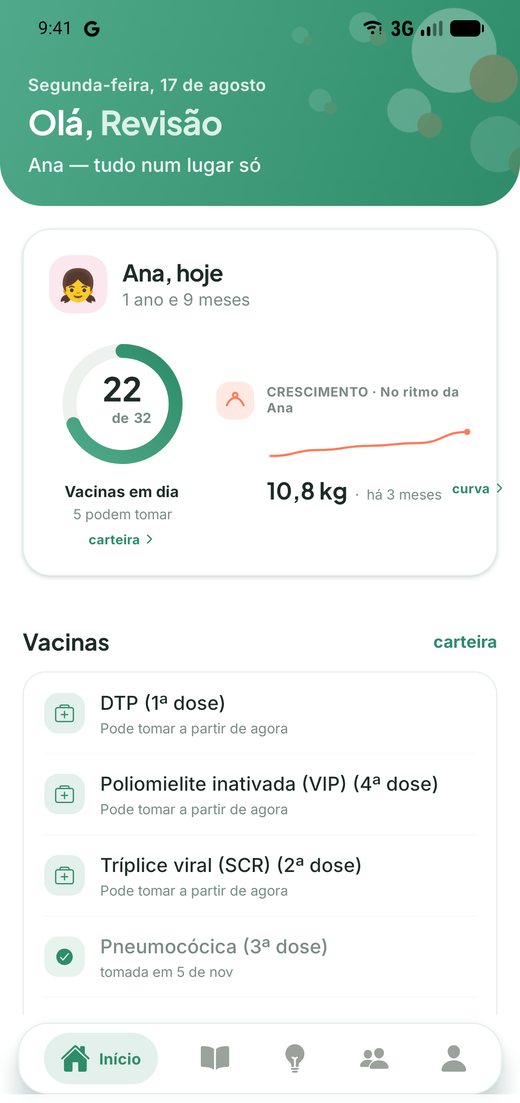 Tela inicial do Pertinho